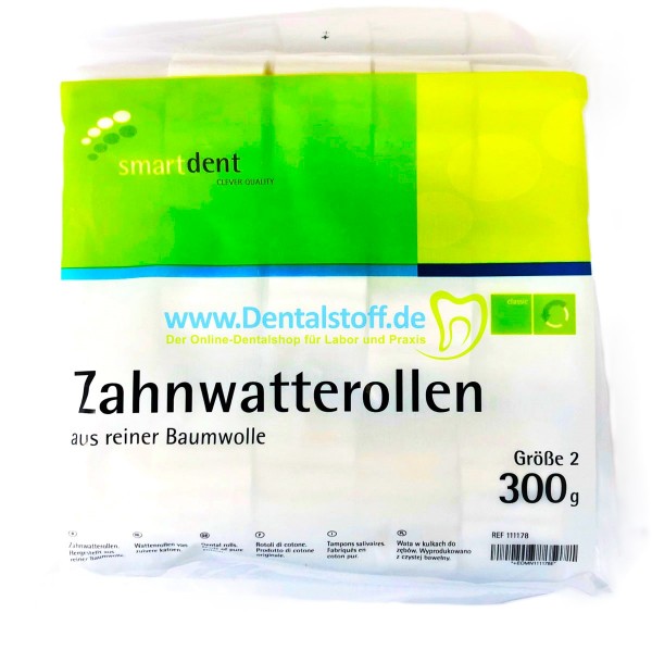 Smartdent Watterollen ohne Zellstoff - 300g