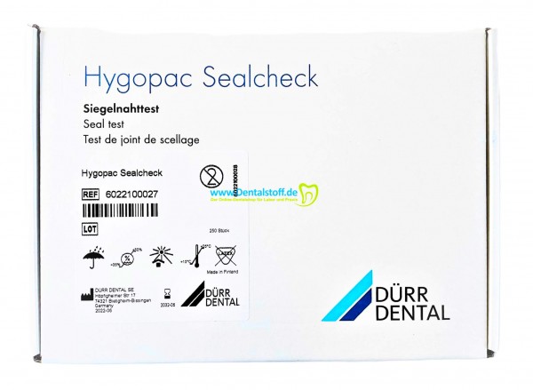 Seal Check Hygopac Indikator Teststreifen 6022100027 - 250 Stück