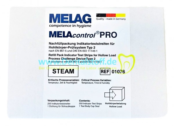 Melacontrol Pro Nachfüllpackung Indikatorstreifen 01076