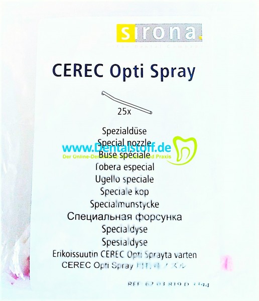 Cerec OptiSpray Sprühkopf 6203819 - 25 Stück